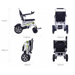 Silla de ruedas eléctrica plegable