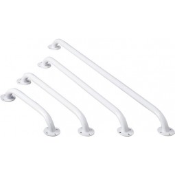 Asideros de baño inox blanco