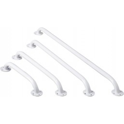 Asideros de baño inox blanco