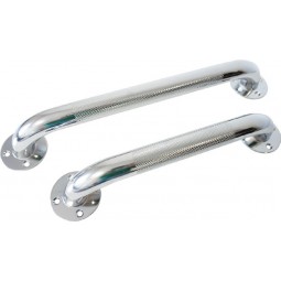 Asideros de baño cromados