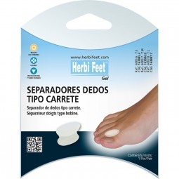 Separador Dedos tipo Carrete Gel (10 Uds)
