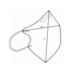 Medidas Mascarilla FFP2 para niños (4-12 años)