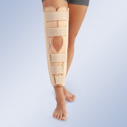 ORTESIS INMOVILIZADORAS DE RODILLA DE TRES PANELES A 0º Orliman color beig