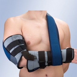 ortesis de codo con férula palmar-pulgar