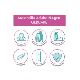 Mascarilla Adulto Negra