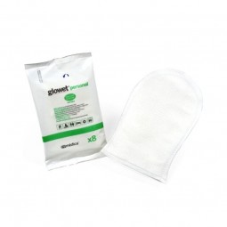 Manoplas hidratantes de un solo uso