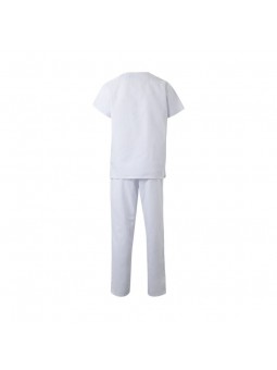 Conjunto pijama sanitario blanco