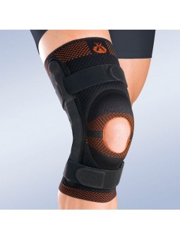 Rodillera rótula abierta con articulaciones policéntricas