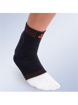 Tobillera elástica con almohadilla y talonera