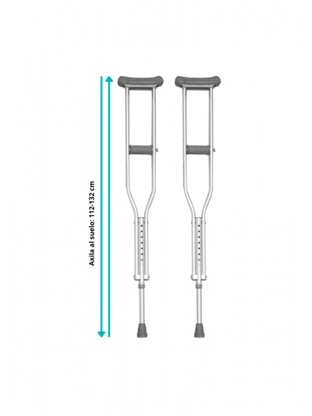 muletas axilares medidas