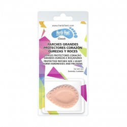 Parches grandes protectores corazón durezas y roces 4 unidades