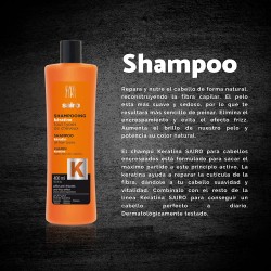 CHAMPÚ DE KERATINA SAIRO 400 ML