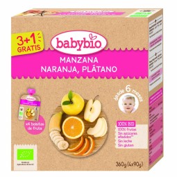 BABYBIO POUCHE MANZANA,...