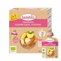 BABYBIO POUCH MANZANA,...