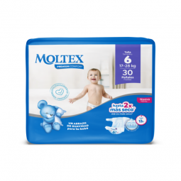 PAÑAL INFANTIL MOLTEX XL TALLA 6