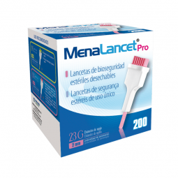 LANCETAS DE SEGURIDAD MENALANCET PRO 23 G