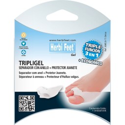 Tripligel (Doble anillo, separador carrete y protector juanete) HERBI FEET