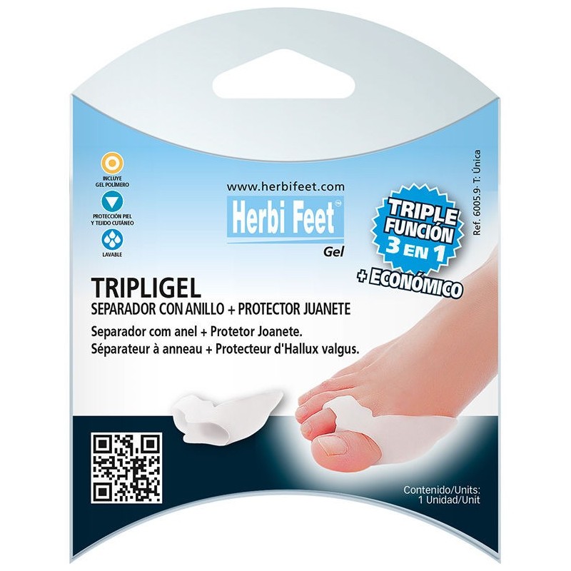 Tripligel (Doble anillo, separador carrete y protector juanete) HERBI FEET