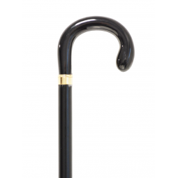 BASTON NEGRO PUÑO CONCHA