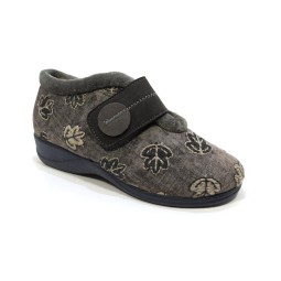 ZAPATILLA BOTIN HOJAS GRIS DR. CUTILLAS