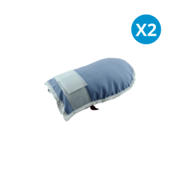 MANOPLA TRANSPIRABLE AZUL (PAR)