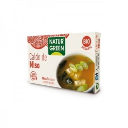 Caja de Cubitos de Caldo Miso Bio Naturgreen 10x8 g