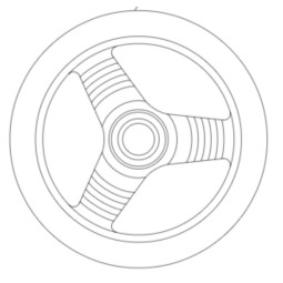 RUEDAS DE 200 MACIZA S/H...