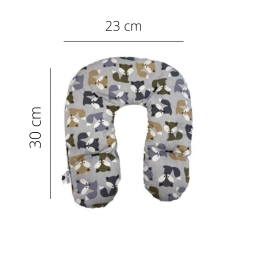 ALMOHADILLA CERVICAL TÉRMICA DE SEMILLAS TRIGO/LAVANDA