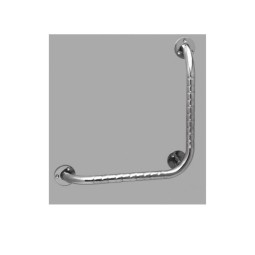 BARRA DE ACERO INOXIDABLE 90º