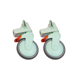 RUEDA SILLA CLEAN CON FRENO RUEDA DIA. 125 PAR