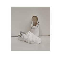 ZUECO LABORAL UNISEX BLANCO CON PLANTILLA EXTRAIBLE DRUCKER