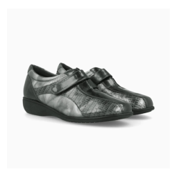 ZAPATO  ANTRACITA CON VELCRO 53551 DR. CUTILLAS