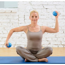 SET 2 PELOTAS PILATES TONING BALL SISSEL 450 gr