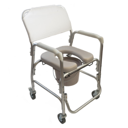 SILLA DE ALUMINIO CON INODORO Y RUEDAS 2169 SUCESORES GARCÍA