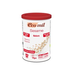 Bote de Leche de sésamo Nature instant Bio Ecomil 400 g