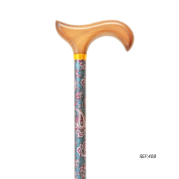 MULETILLA EXTENSIBLE ESTAMPADO CACHEMIR VERDE