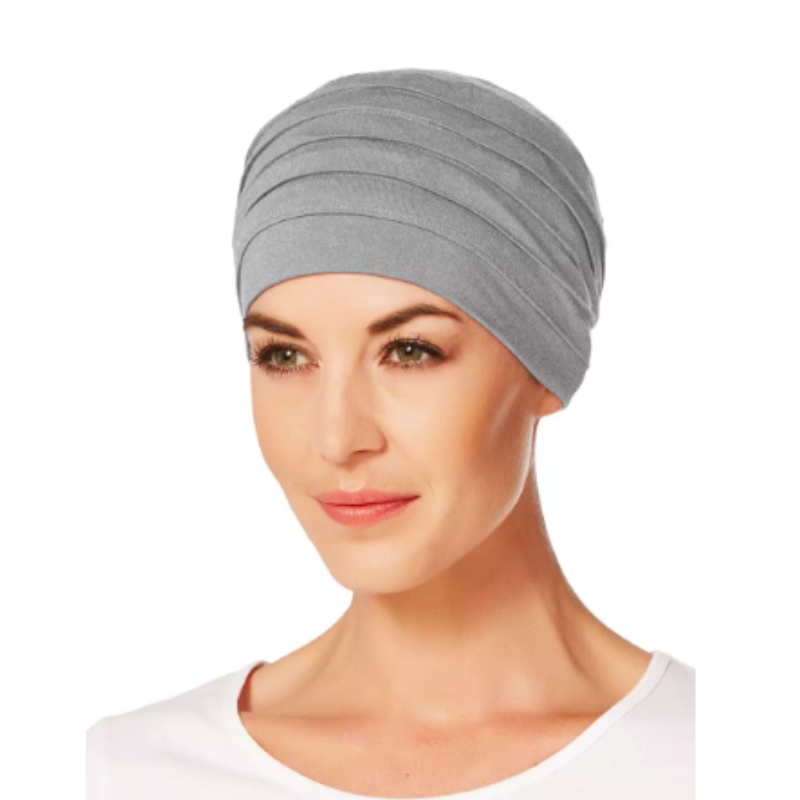 TURBANTE BAMBU YOGA CHRISTINE HEADWEAR gris claro