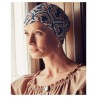 YOGA TURBANTE BAMBUE NDLESS SHAPES OF BLUE CHRISTINE HEADWEAR