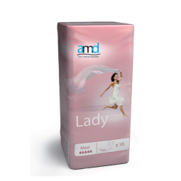 AMD LADY COMPRESAS INCONTINENCIA FEMENINA MAXI 16 UNDS