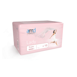AMD LADY COMPRESAS INCONTINENCIA FEMENINA SUPER 10 UNDS