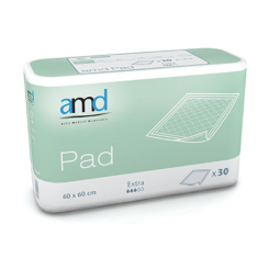 AMD PAD SALVACAMAS DESECHABLES 60X60 EXTRA - 30 UNDS