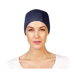 CHANDRA GORRO ONCOLÓGICO PARA DORMIR AZUL MARINO CHRISTINE HEADWEAR