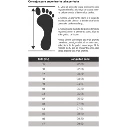 Tabla de tallas Feliz Caminar