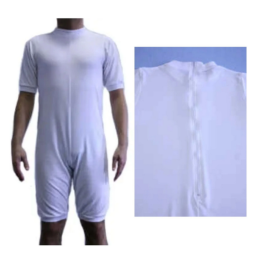 PIJAMA ANTIPAÑAL CORTO ADULTO CON  CREMALLERA EN ESPALDA