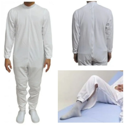 PIJAMA ANTIPAÑAL LARGO ADULTO CON CREMALLERAS EN ESPALDA Y PIERNAS