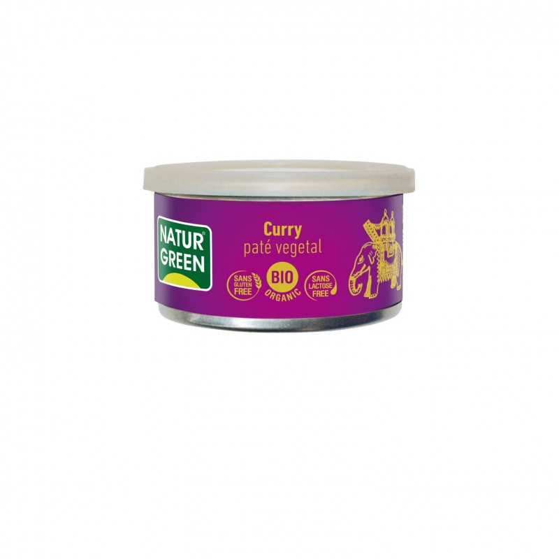 Tarrina de Paté Curry Bio Naturgreen 125 g
