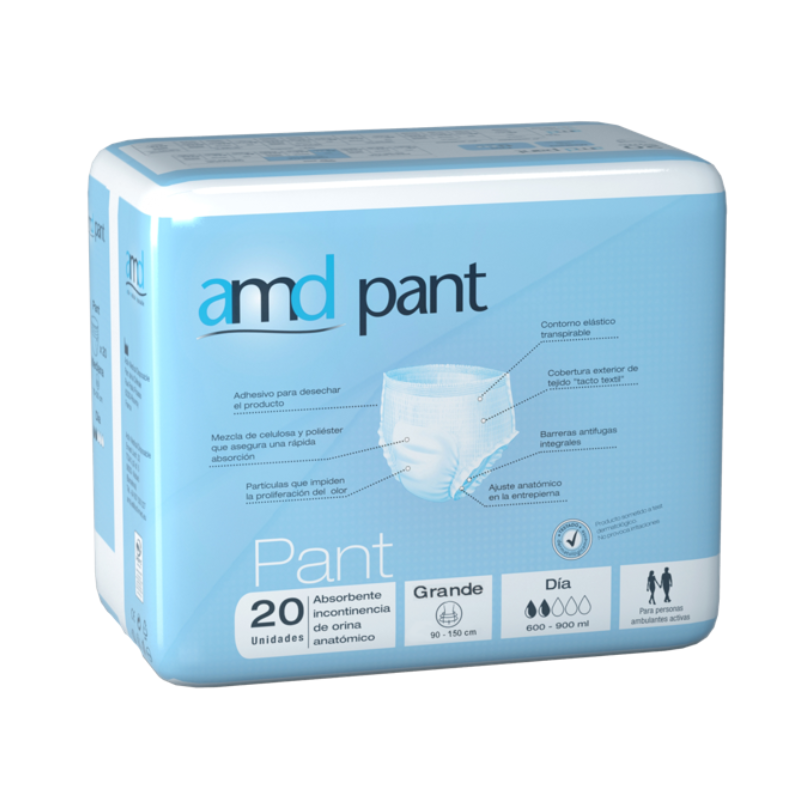 AMD PANTS DÍA TALLA GRANDE (90-150 CM) - 80 UNDS