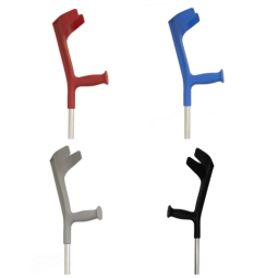 PAR DE MULETAS ANATÓMICAS REGULABLES  EN ALTURA