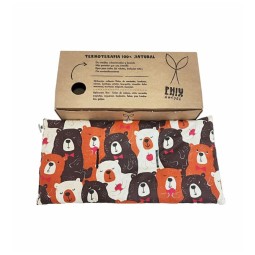 ALMOHADILLA TÉRMICA DE SEMILLAS TRIGO/LAVANDA 20x40 CM