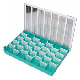 BANDEJA DE MEDICACION SEMANAL CON CURSORES MÓVILES